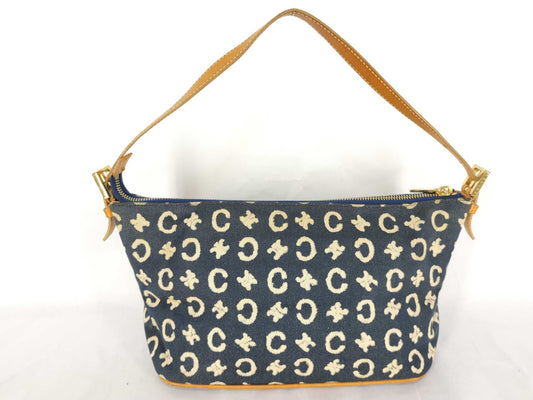 CELINE Macadam Denim Accessory Pouch