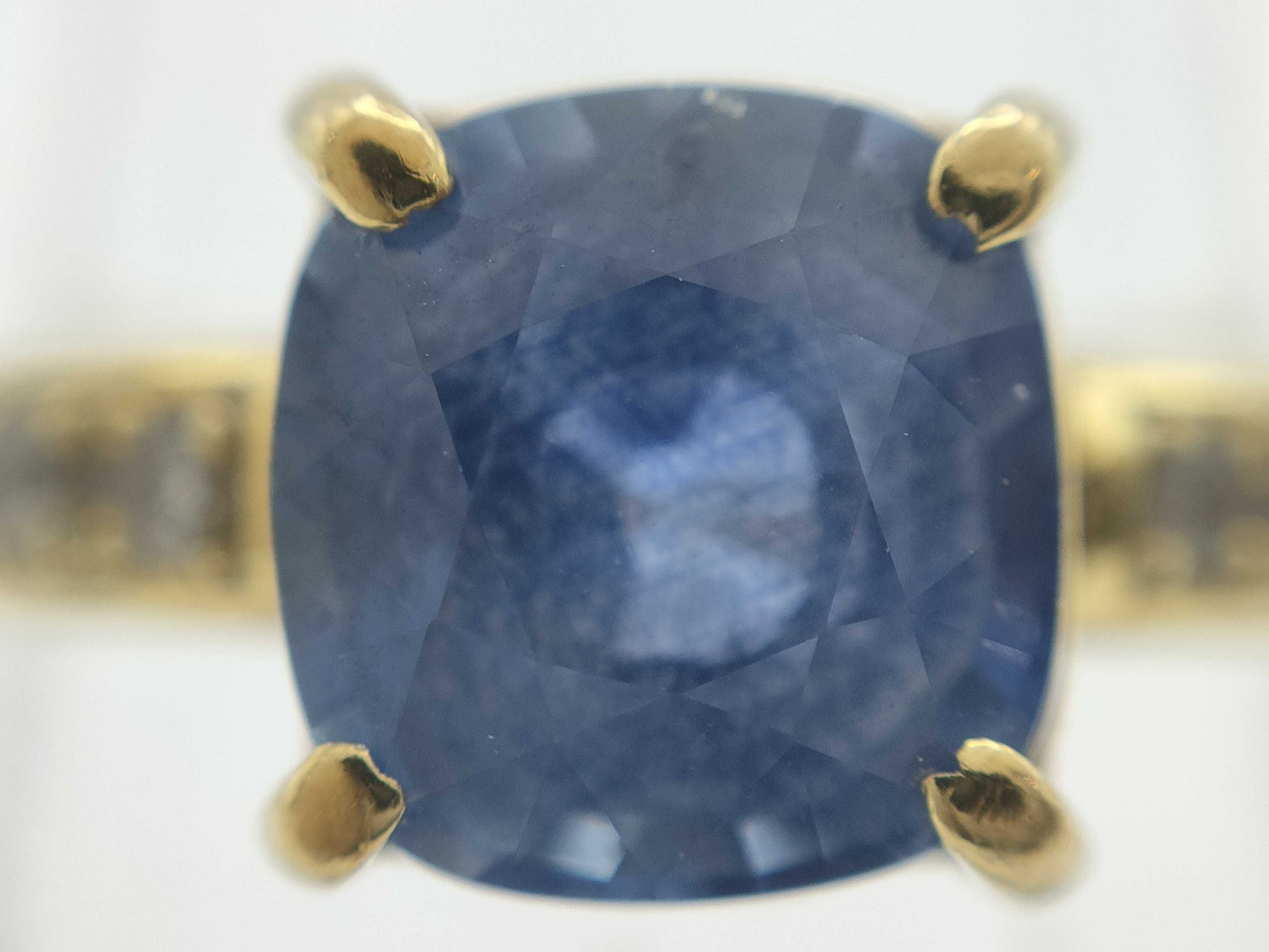 S2.24ct D0.10ct K18 4.6g Ring 