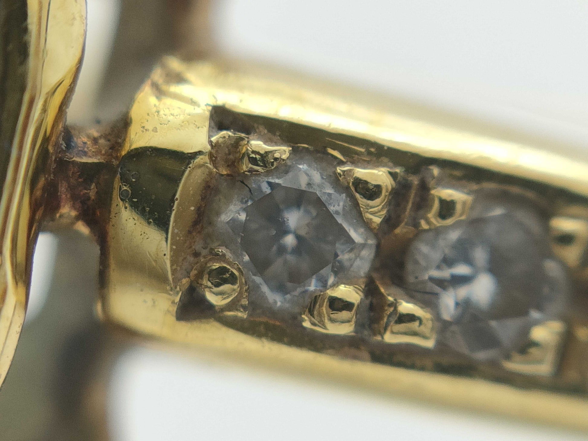 S2.24ct D0.10ct K18 4.6g Ring 