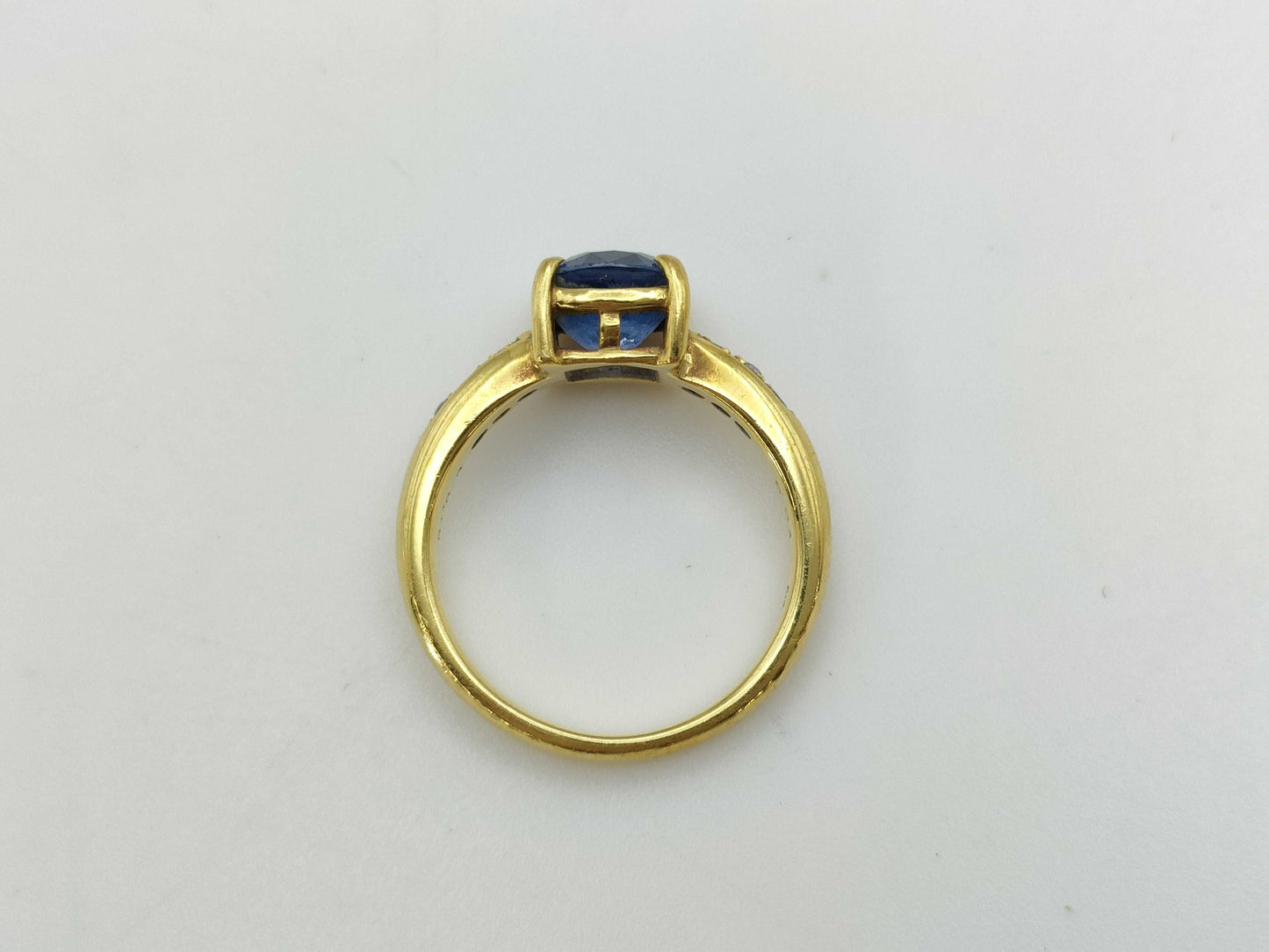 S2.24ct D0.10ct K18 4.6g Ring 