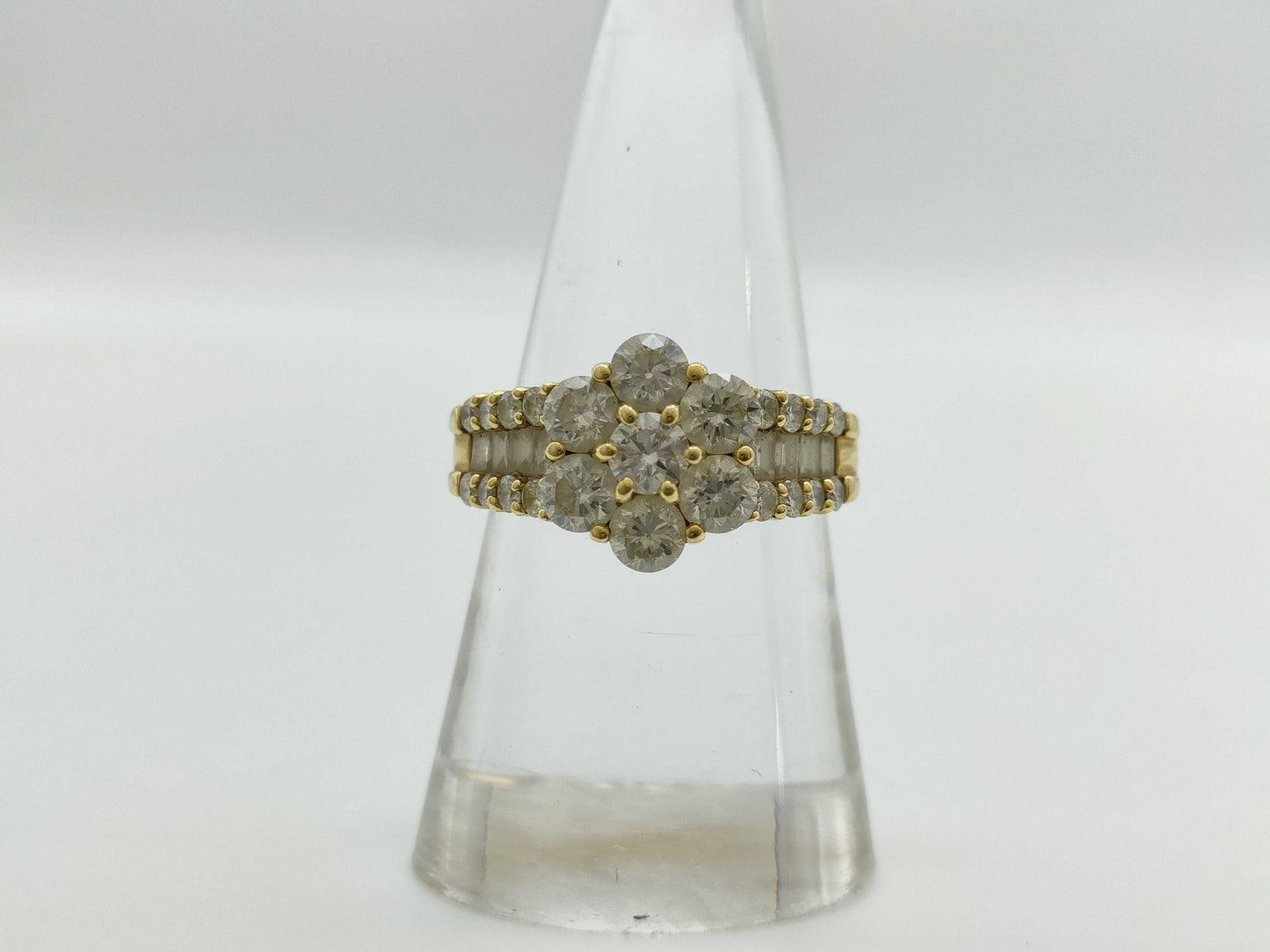 D2.00ct K18 4.6g Ring 