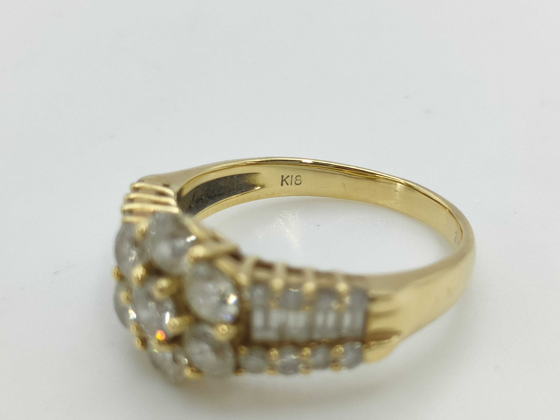 D2.00ct K18 4.6g Ring 