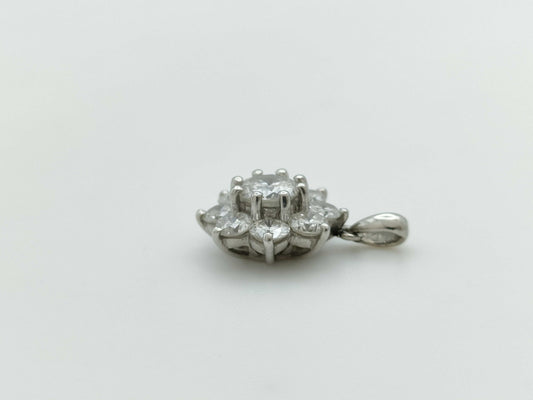 D 0.76ct FD 1.34ct PT900 3.6g Pendant Top 