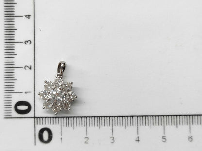D 0.76ct FD 1.34ct PT900 3.6g Pendant Top 