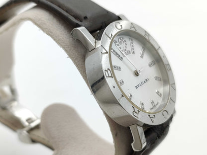 BVLGARI BB33SL D14882 Automatic Shell Dial Boys' Watch