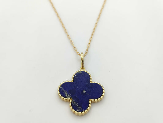 Colored Stone Necklace, 18K Gold, 9.8g 