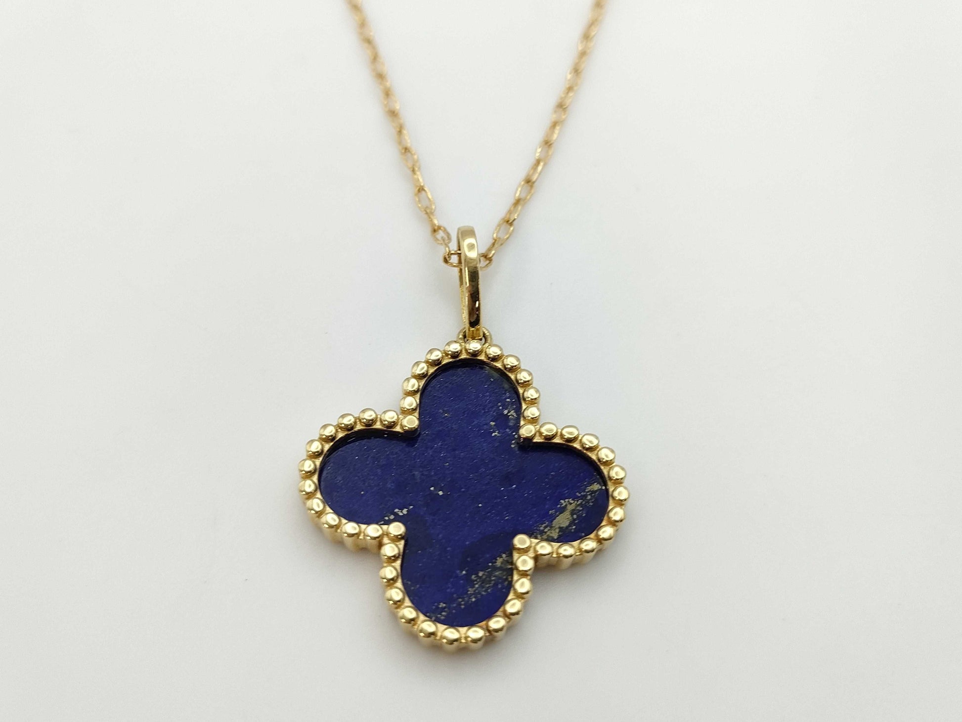Colored Stone Necklace, 18K Gold, 9.8g 