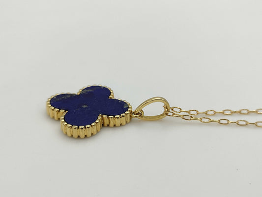 Colored Stone Necklace, 18K Gold, 9.8g 
