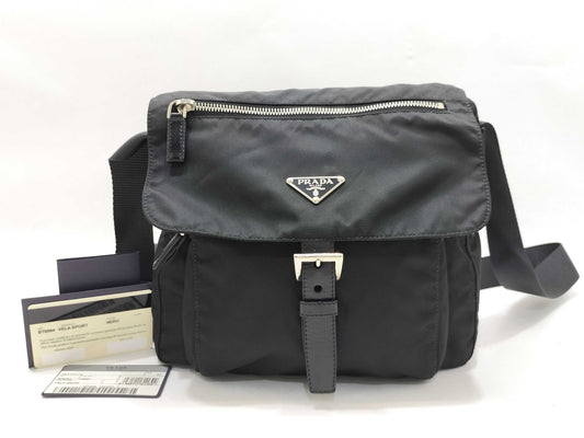 PRADA Nylon Shoulder Bag Tessuto Shoulder Bag