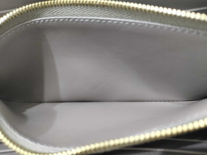 Celine Unused Round Zip Wallet Etoupe Wallet