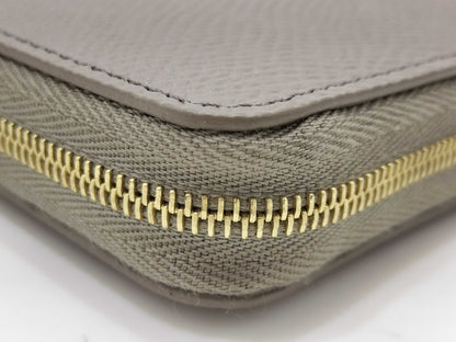 Celine Unused Round Zip Wallet Etoupe Wallet