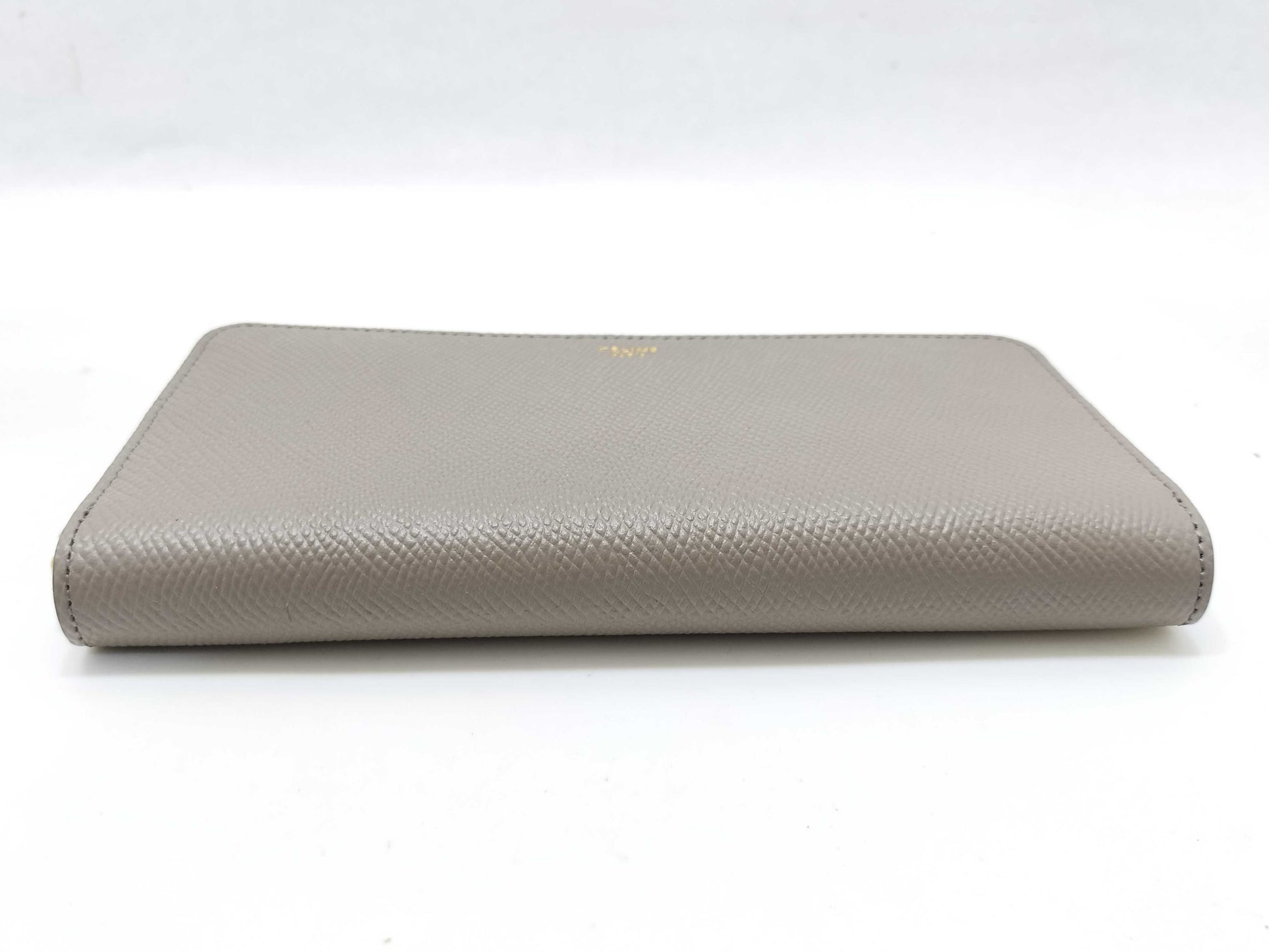 Celine Unused Round Zip Wallet Etoupe Wallet