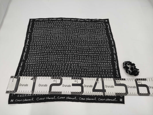 CHANEL Camellia Scarf 22K Coco Mark Other Accessories