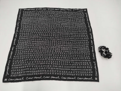 CHANEL Camellia Scarf 22K Coco Mark Other Accessories
