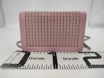 CHANEL Boy Chanel Chain Wallet Shoulder Bag