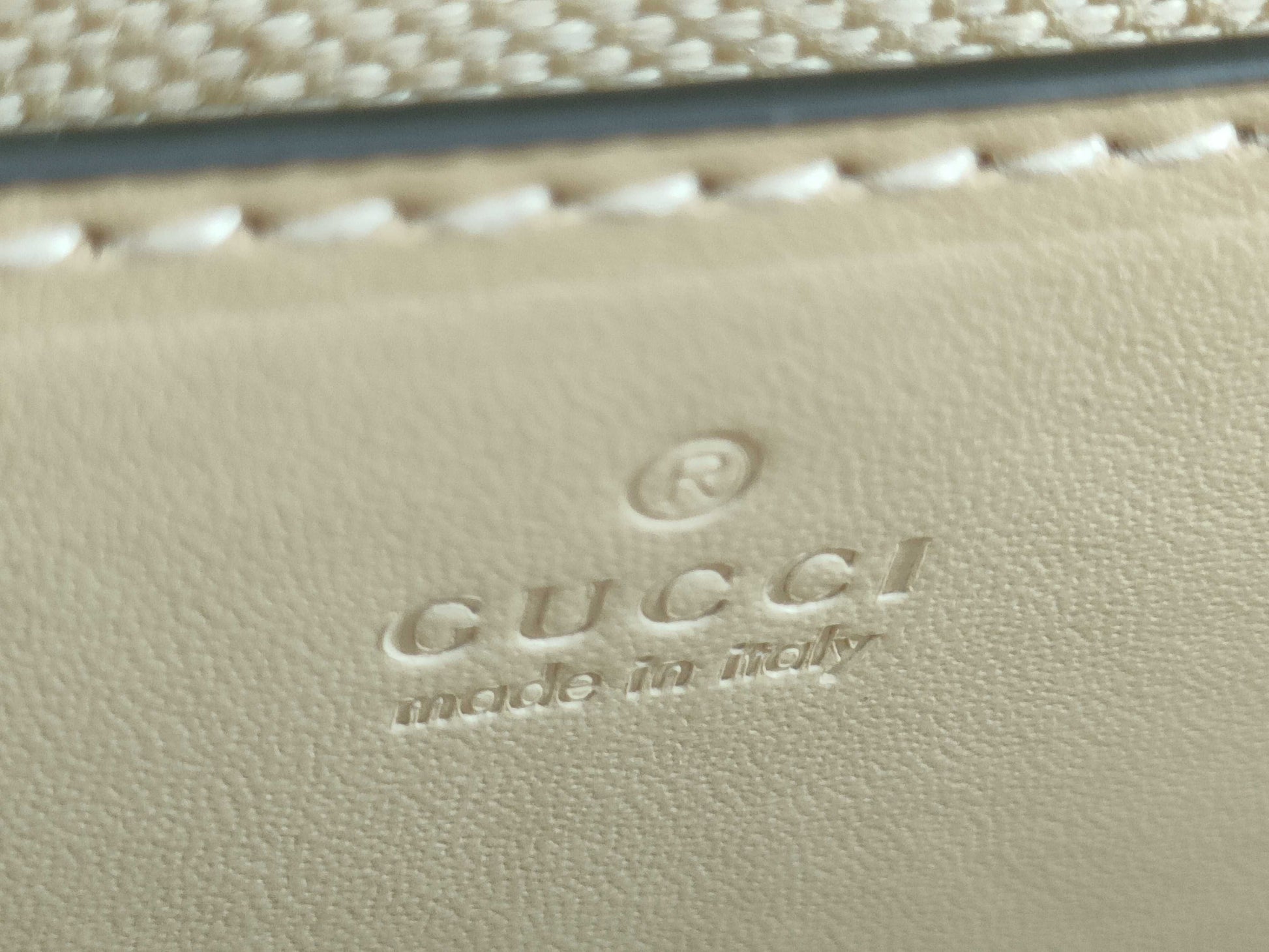 GUCCI GG Unused Shoulder Bag GG Leather Shoulder Bag