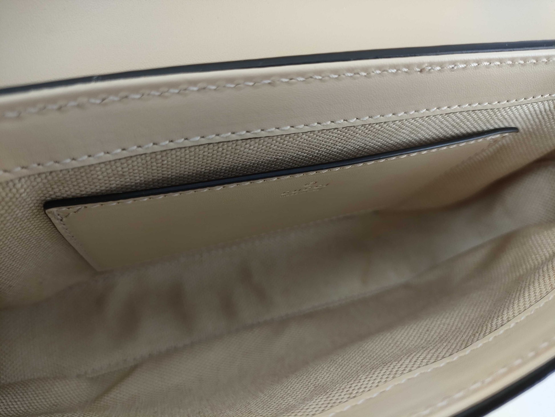 GUCCI GG Unused Shoulder Bag GG Leather Shoulder Bag