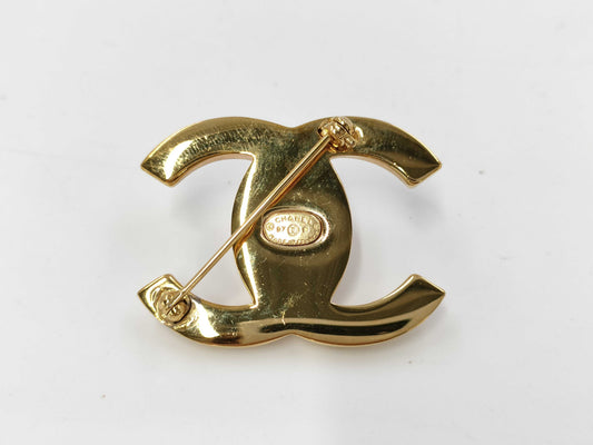 CHANEL Chanel 97P Turn Lock Coco Mark Brooch