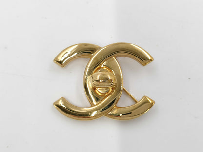 CHANEL Chanel 97P Turn Lock Coco Mark Brooch