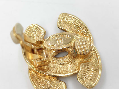 CHANEL Coco Mark Matelasse Earrings