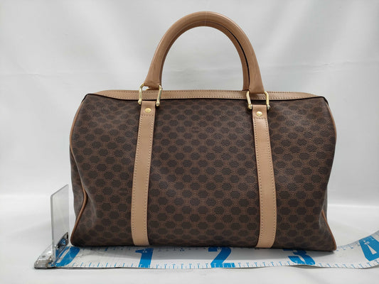 CELINE Triomphe Macadam Boston Bag