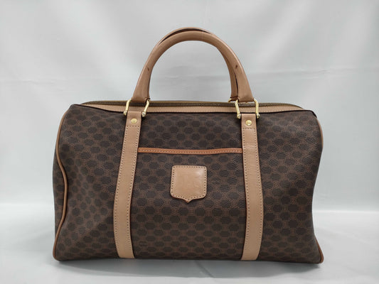 CELINE Triomphe Macadam Boston Bag