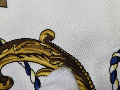 HERMES Carré 90 Scarf Navy