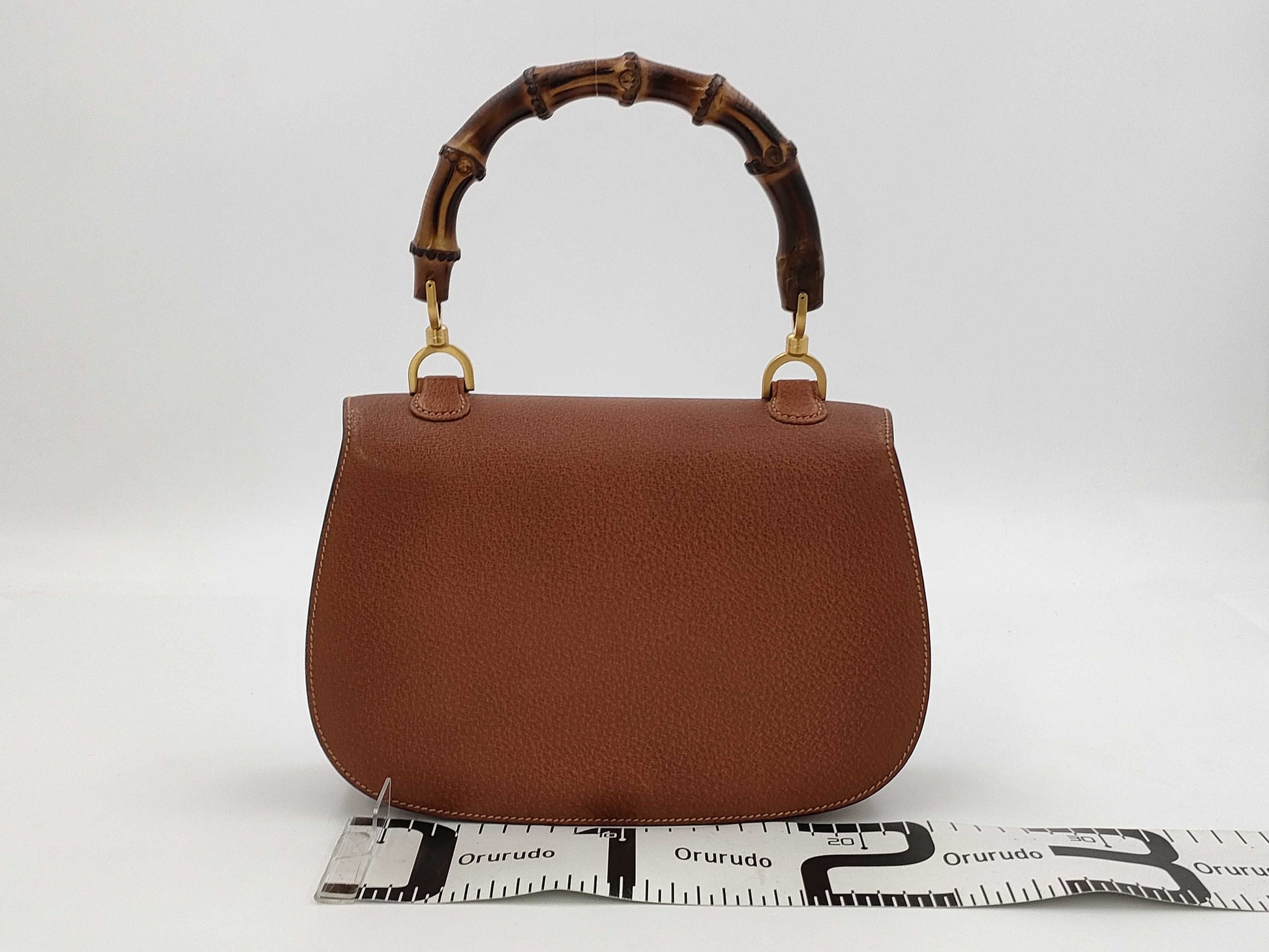 GUCCI Bamboo Shoulder Bag Leather Shoulder Bag