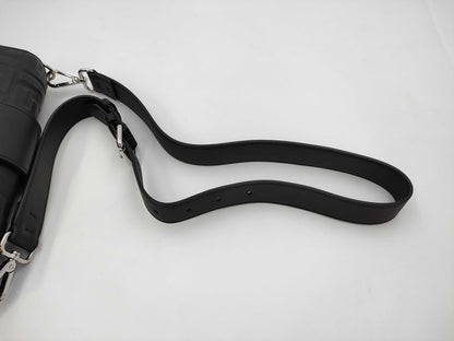 FENDI Zucca Shoulder Bag Leather Shoulder Bag