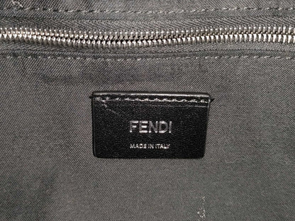 FENDI Zucca Shoulder Bag Leather Shoulder Bag