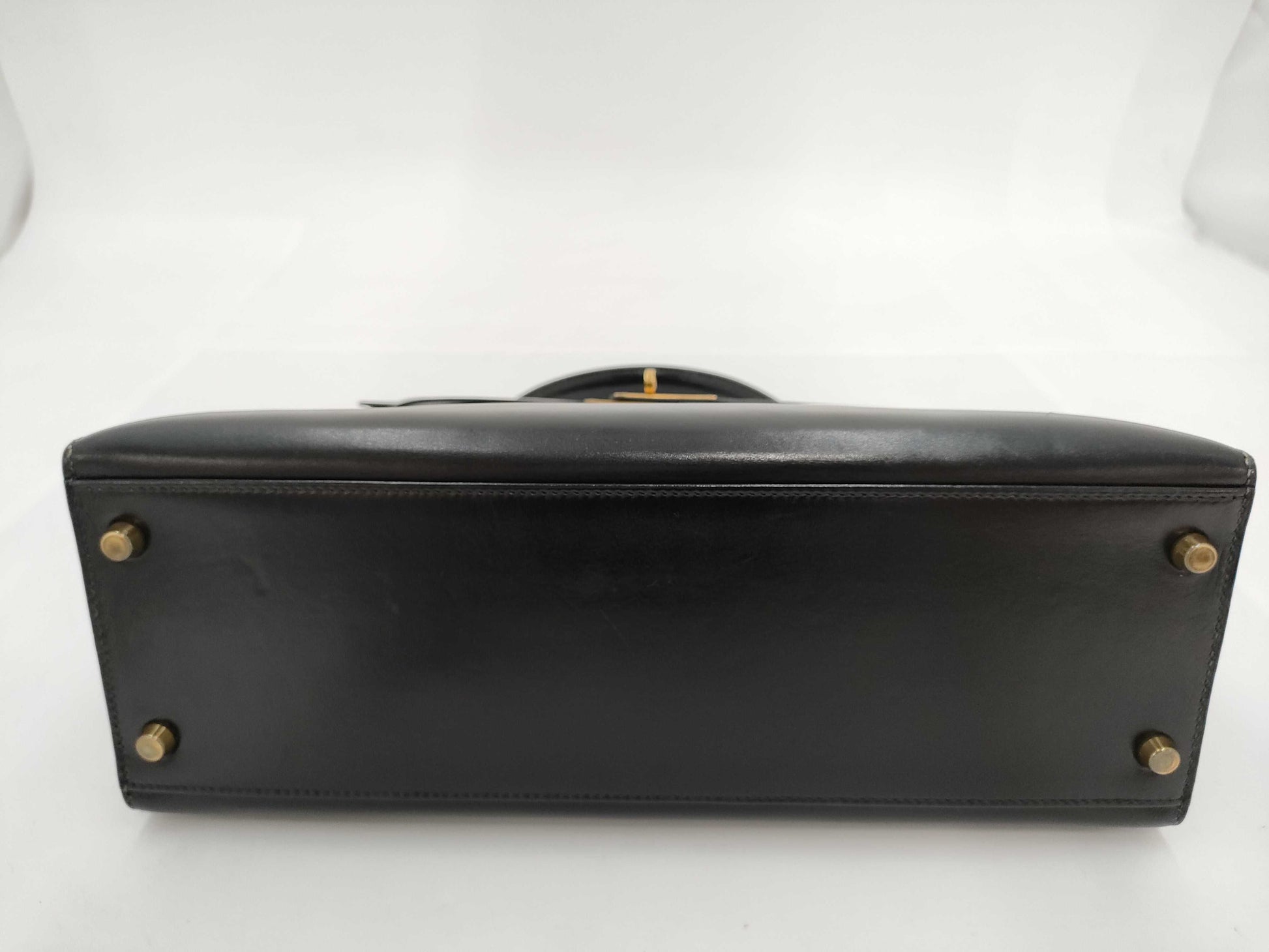 HERMES Kelly 32〇T Black Handbag