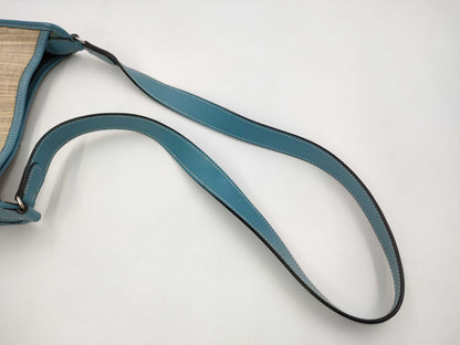 HERMES Vespa PM Canvas Shoulder Bag