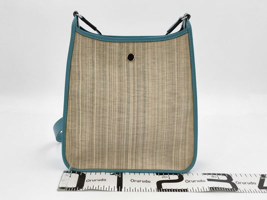 HERMES Vespa PM Canvas Shoulder Bag