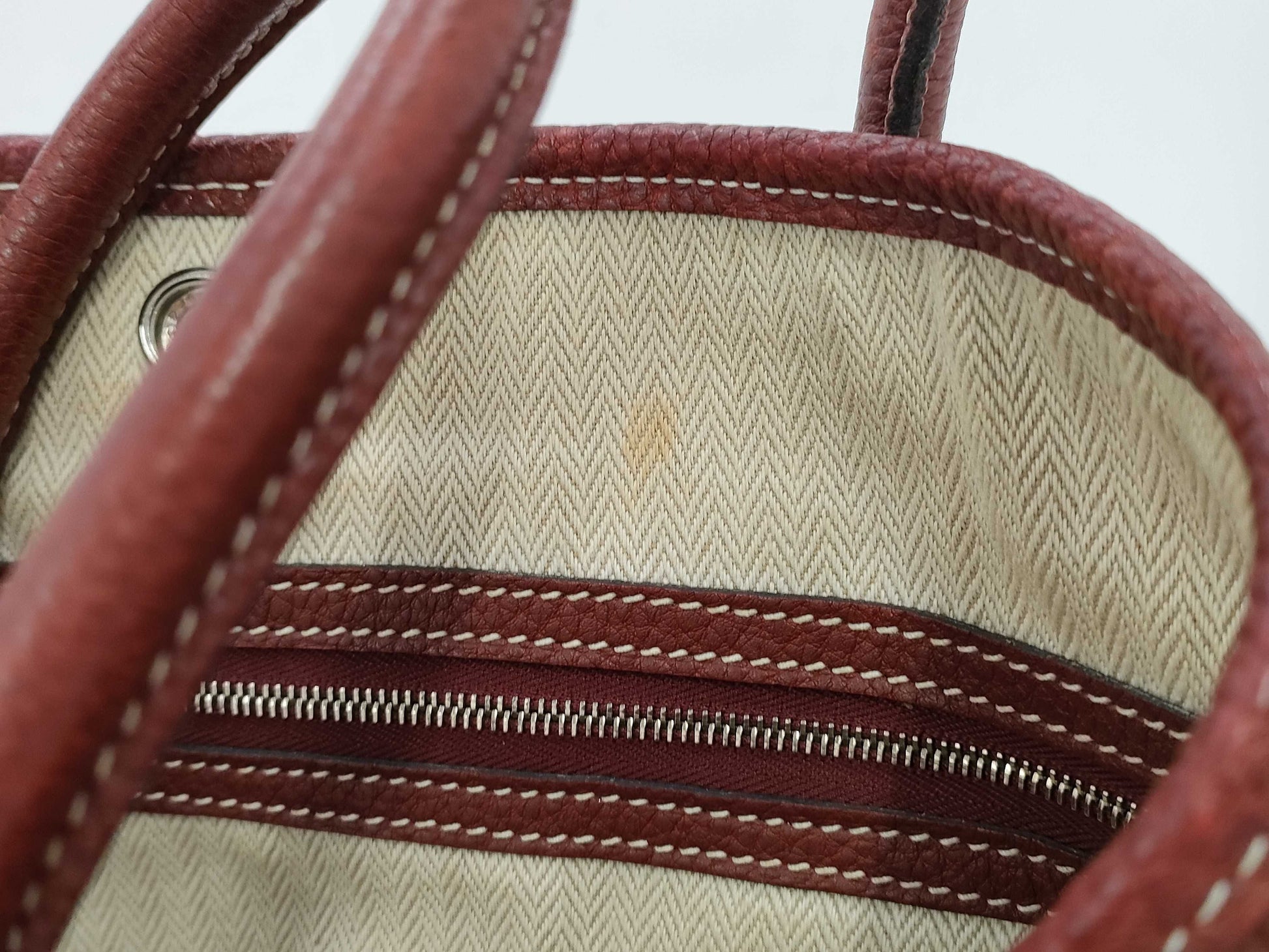 HERMES Garden Party PM Tote Bag Leather Tote Bag