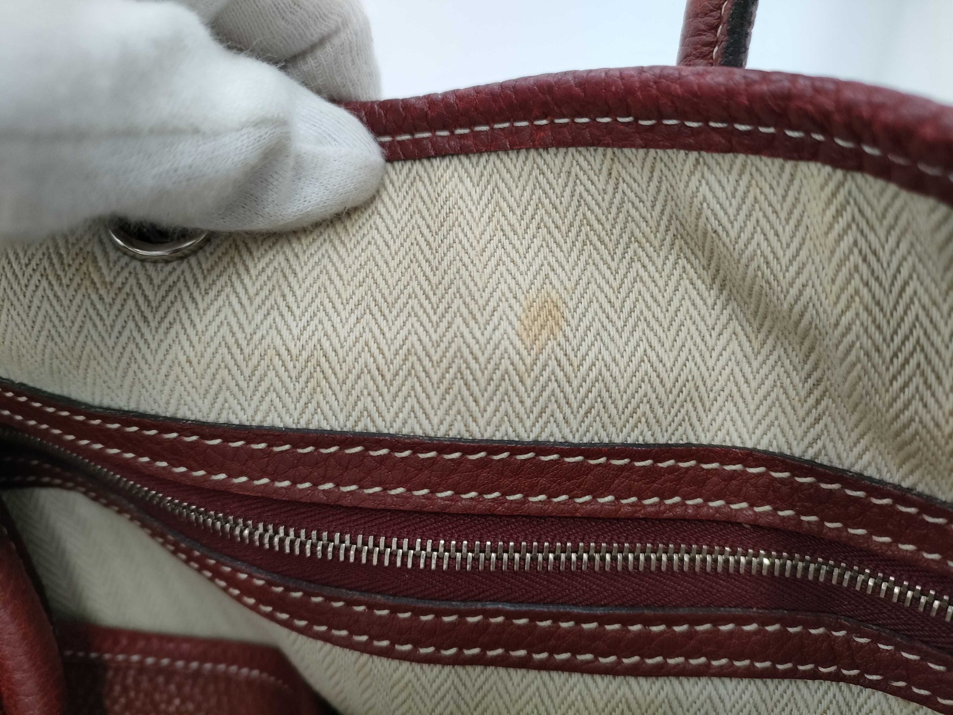 HERMES Garden Party PM Tote Bag Leather Tote Bag