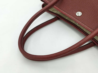 HERMES Garden Party PM Tote Bag Leather Tote Bag