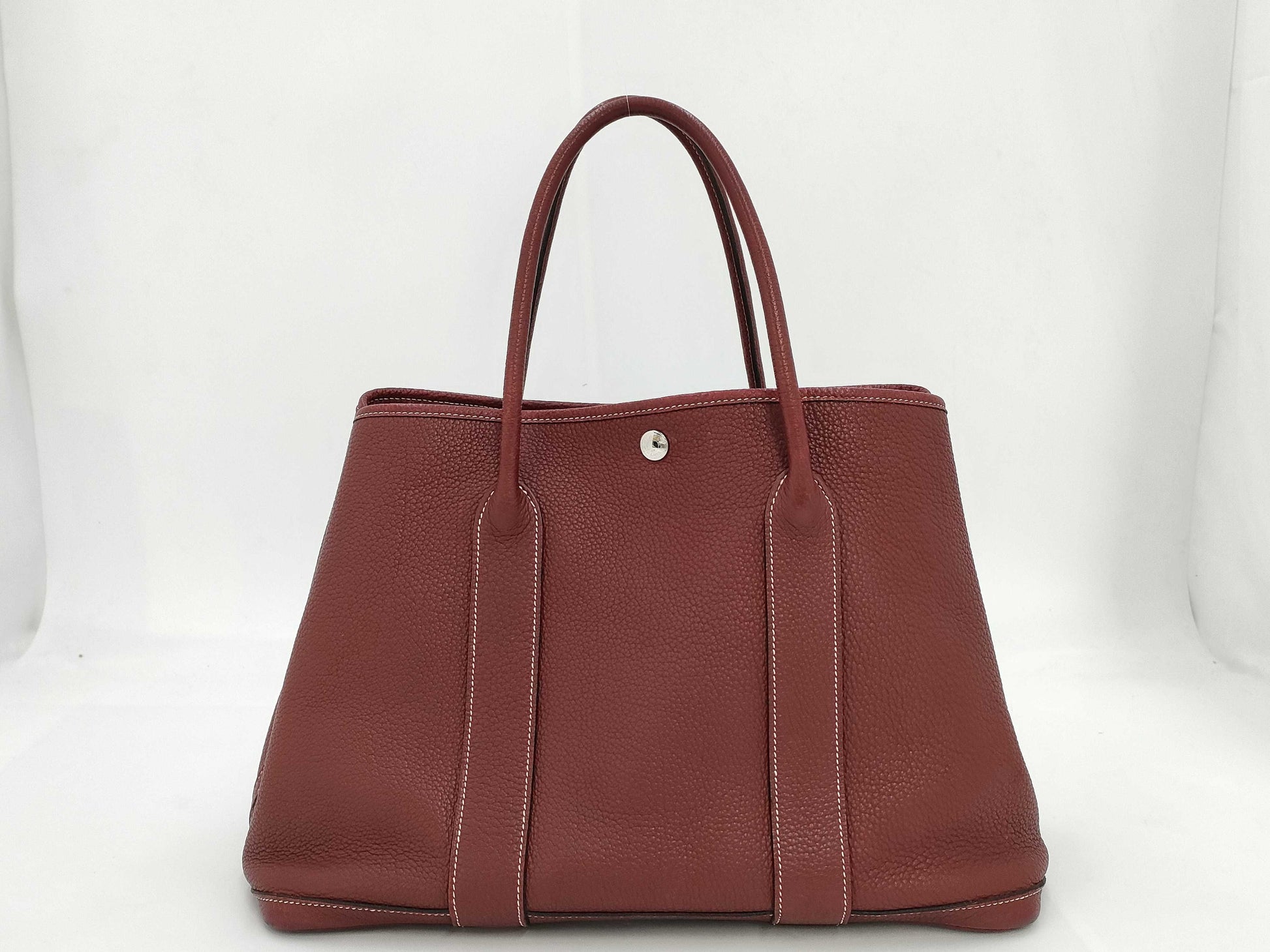 HERMES Garden Party PM Tote Bag Leather Tote Bag