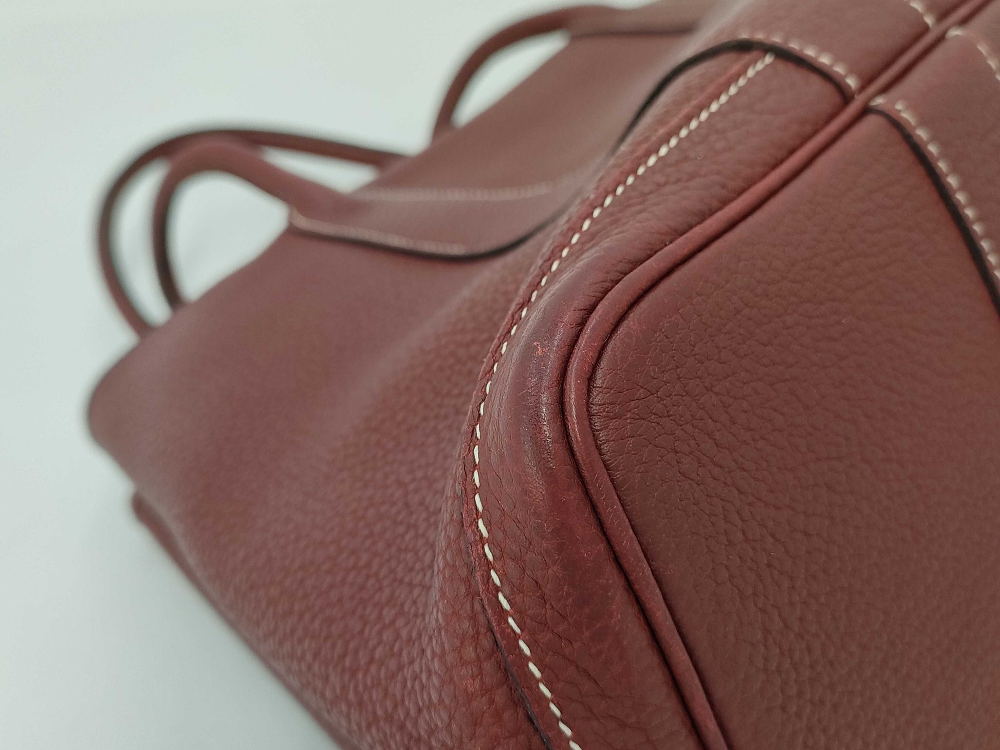 HERMES Garden Party PM Tote Bag Leather Tote Bag