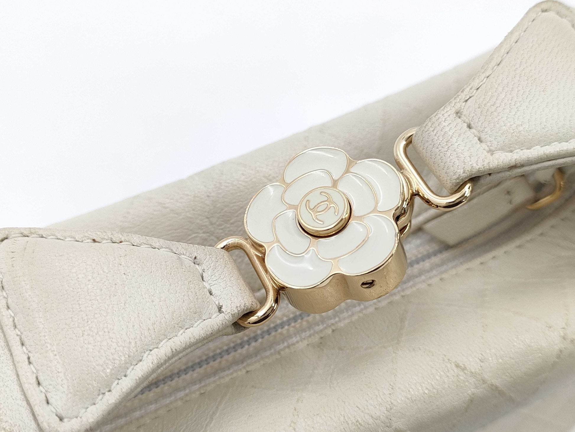 CHANEL Bicolore Pouch Lambskin Pouch