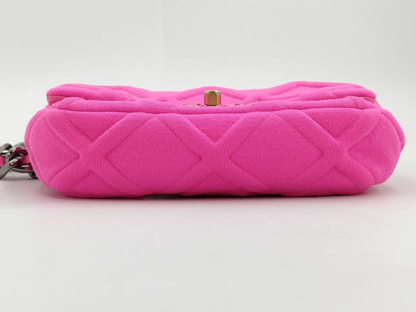 CHANEL Pink Jersey Waist Pouch