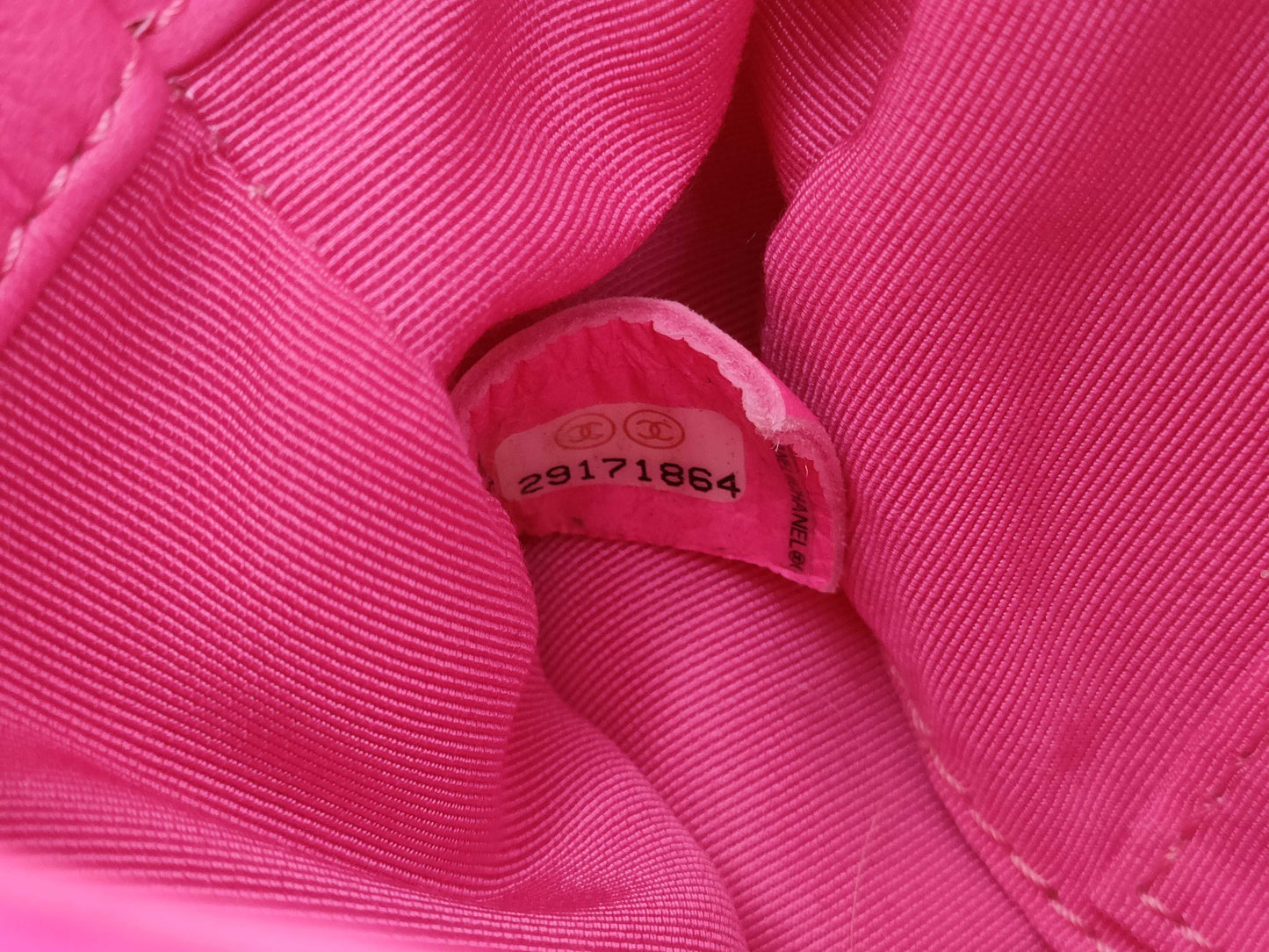 CHANEL Pink Jersey Waist Pouch