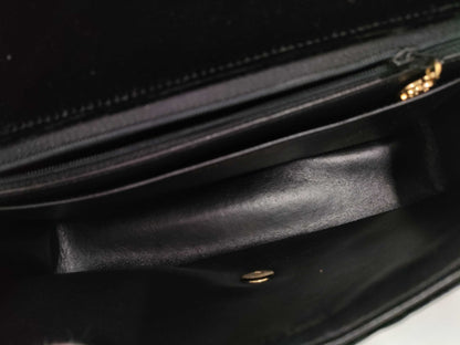 CHANEL Velvet Black Handbag