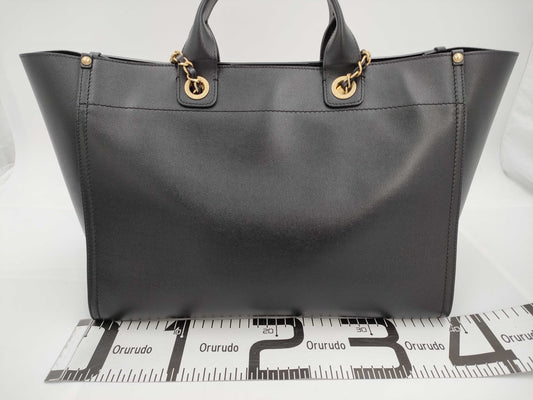 CHANEL Deauville Chain Shoulder Bag Caviar Skin Shoulder Bag