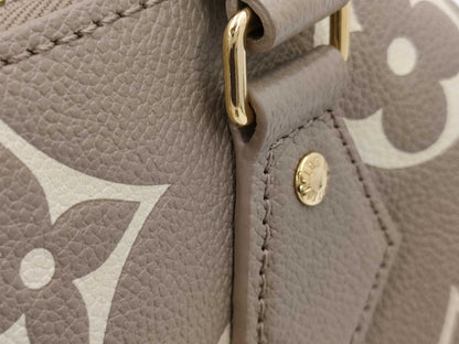 CHANEL Monogram Empreinte Speedy Bandouliere 20 Handbag Handbag