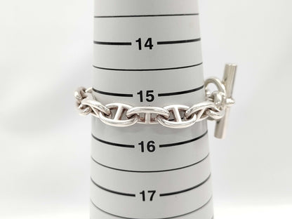 HERMES Chaine d'Ancre Bracelet/Bangle 51.1g/Ag950 Bracelet/Bangle