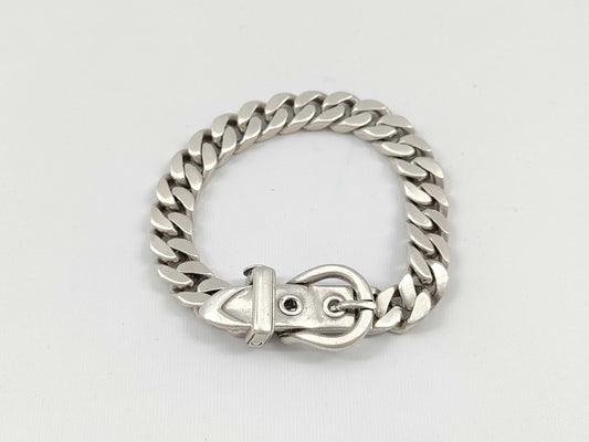 HERMES Boucle Cellier Bracelet/Bangle 41.8g/925 Bracelet/Bangle