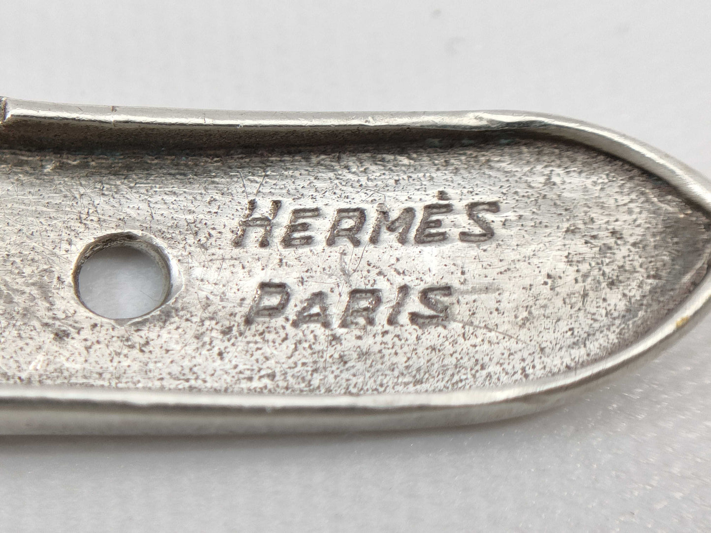 HERMES Boucle Cellier Bracelet/Bangle 41.8g/925 Bracelet/Bangle