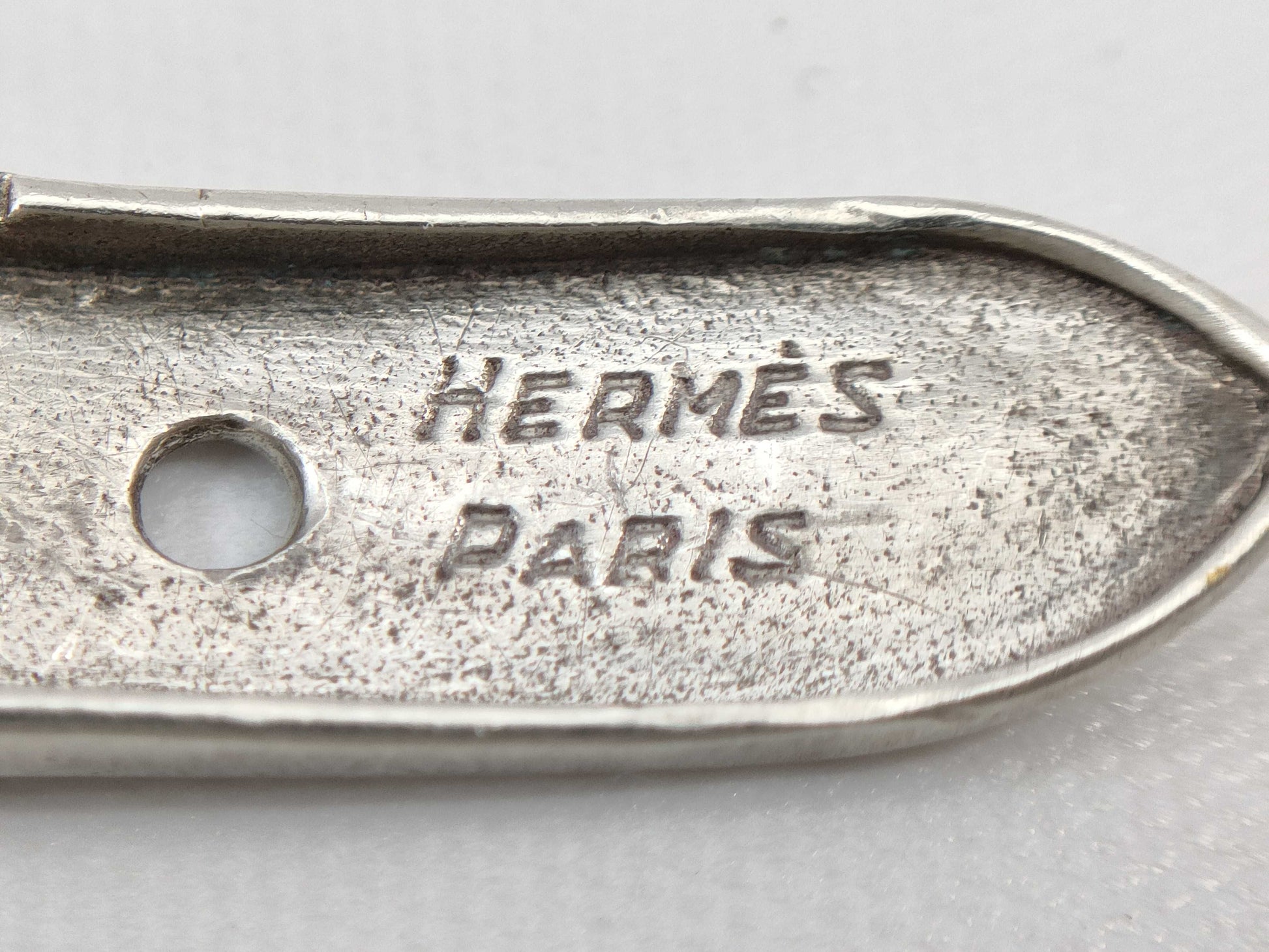 HERMES Boucle Cellier Bracelet/Bangle 41.8g/925 Bracelet/Bangle