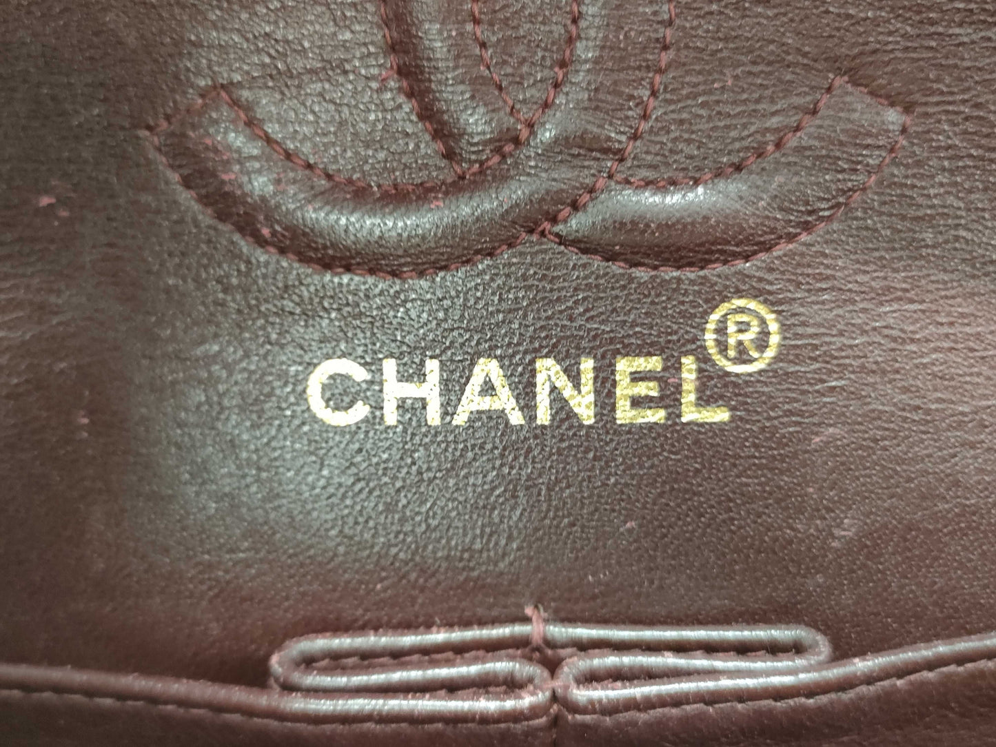 CHANEL Matelasse Double Flap Chain Cotton Black Shoulder Bag, No. 5