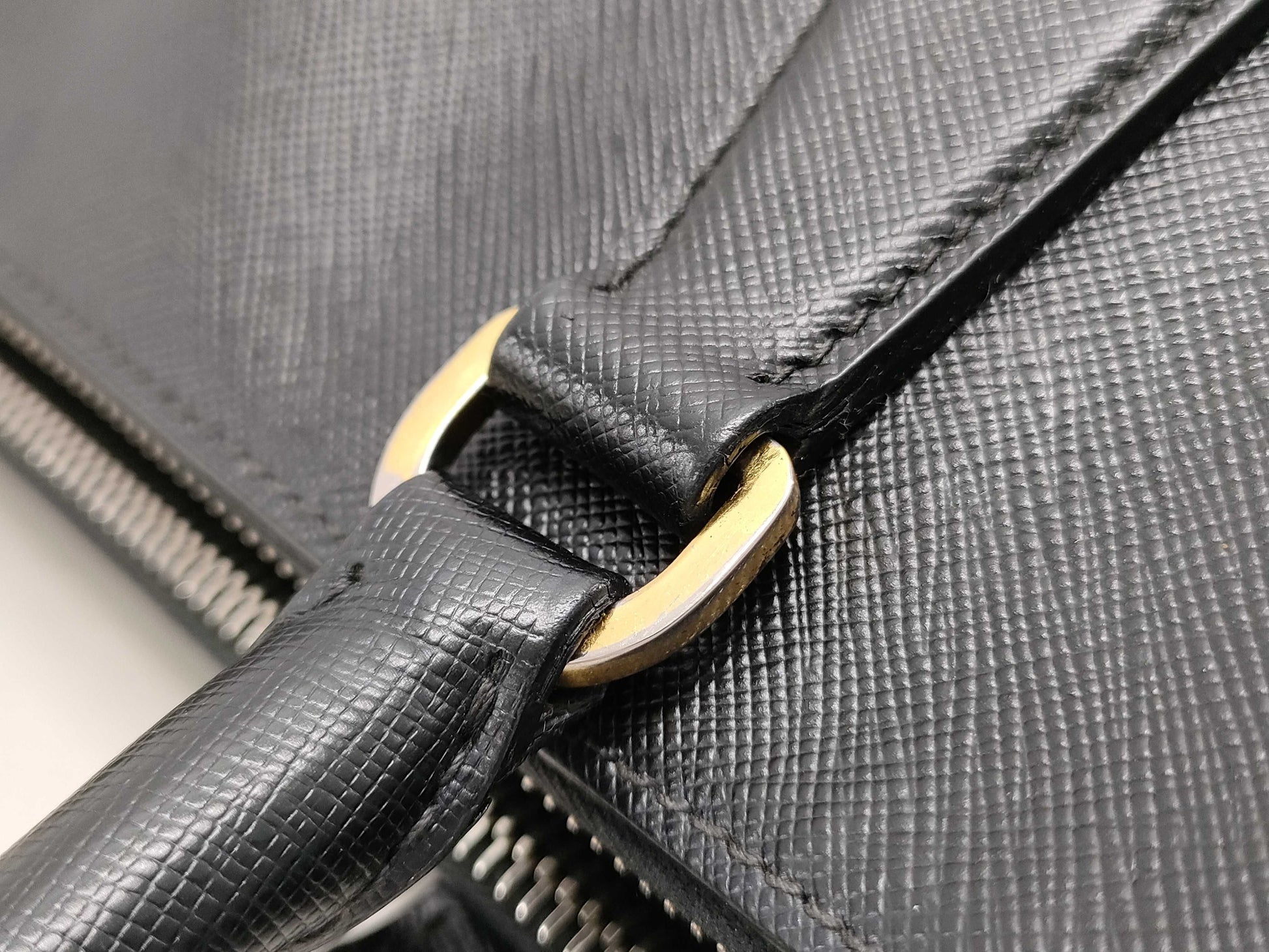 PRADA Galilea 2-way bag in Saffiano 1BA274 Black